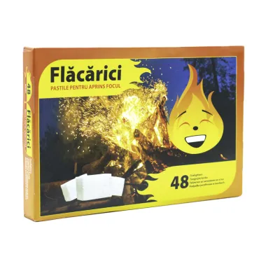 Pastile Flăcărici pentru aprins focul - 48BUC